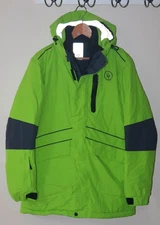 Atlas Ocean Voyages Waterproof/Windproof Parka Vest, Lime Green - Unisex Medium