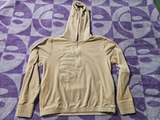 Fila Velour Velvet Quarter Zip Jacket Womans Adult Size Medium Peach/Pink