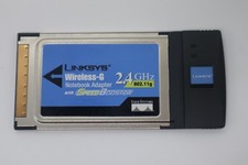 Linksys WirelessG 2.4 GHz Notebook Adapter WPC54GS WiFi