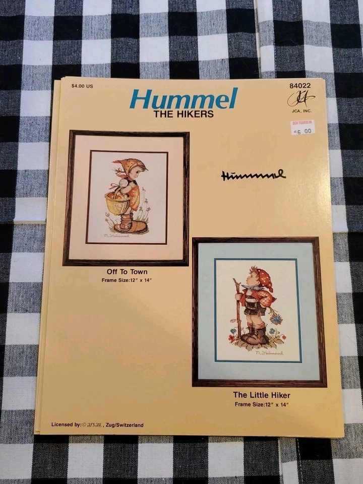 Hummel Cross Stitch Pattern Leaflet Lot Of 5 JCA Inc - Image 4 of 4