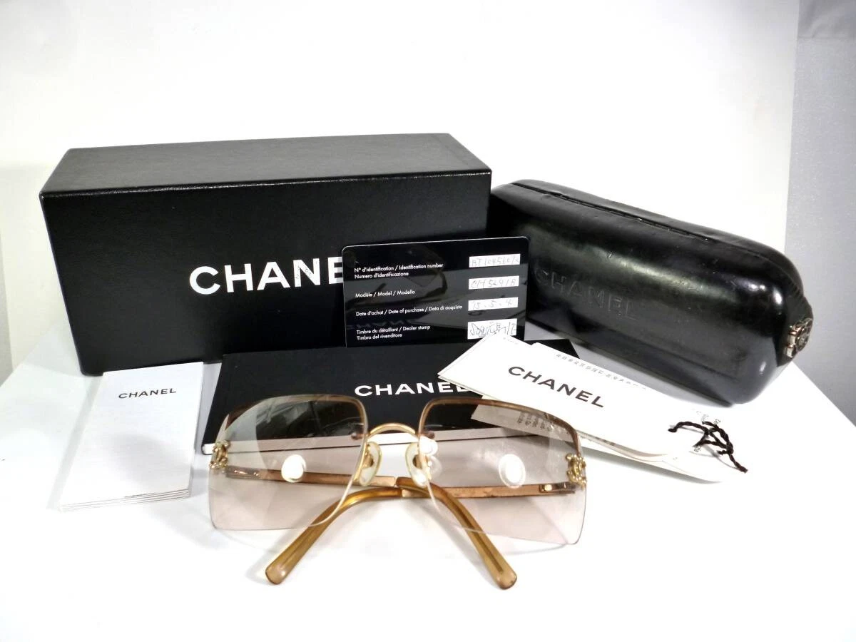 CHANEL Rimless Mirrored Sunglasses for Women for sale | eBay