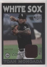2021 Topps 1986 Topps Baseball Relics Black 160/199 Yoan Moncada #86R-YM 2k3