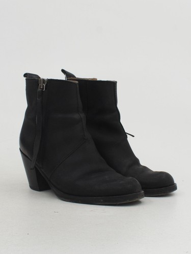 Botas para mujer Acne Studios UK 4.5 negras 100 % otras botas de montar - Imagen 4 de 9