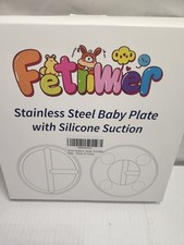 Stainless Steel Baby Plates With Suction