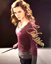 Emma Watson Signed HARRY POTTER: Hermione 8x10" Authentic Orig. Autograph w/COA