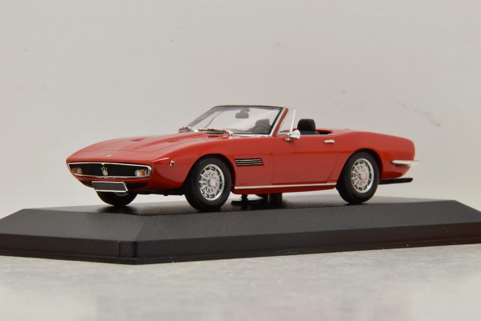 MASERATI GHIBLI SPYDER 1969 RED MAXICHAMPS 1/43 NEUF EN BOITE - Photo 4/4