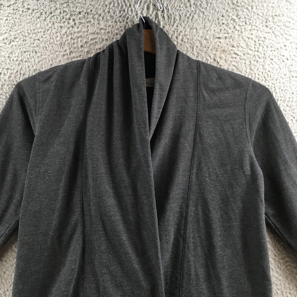 Cárdigan Columbia para mujer gris medio frente abierto manga larga mezcla de algodón informal Foto 2 de 4