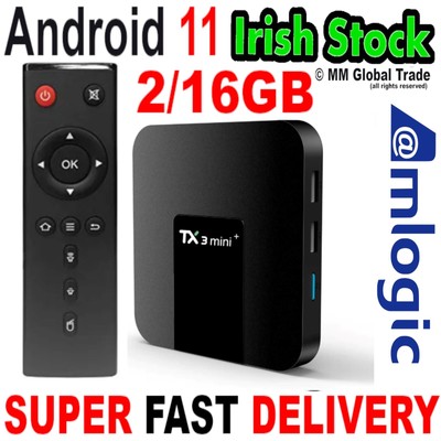 TX3 Mini Android 11 TV BOX Stream Smart TV mit AMLOGIC 2/16GB BESTE QUALITÄT