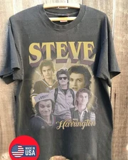 Steve Harrington Graphic T-Shirt, 80s TV Show Shirt, Retro Vintage Gift For Fan