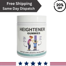 Heightener Gummies - Natural Height Growth Supplement for Kids, Teens.