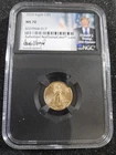 🌟 2024 $5 1/10 oz Gold American Eagle Bullion Coin NGC MS70 DONALD TRUMP Label