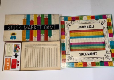 Whitman Publishing Stock Market Game Vintage Board Game 1963 *Complete*