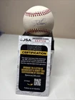 Jim Thome Cleveland Guardians Autographed OMLB Baseball JSA COA