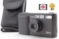 LCD Perfect 【Almost Unused w/ Case】 Ricoh GR1s Black 35mm Film Camera From Japan