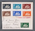 MayfairStamps French St. Pierre & Miquelon FDC 1942 Tuberculosis Ship Combo Firs