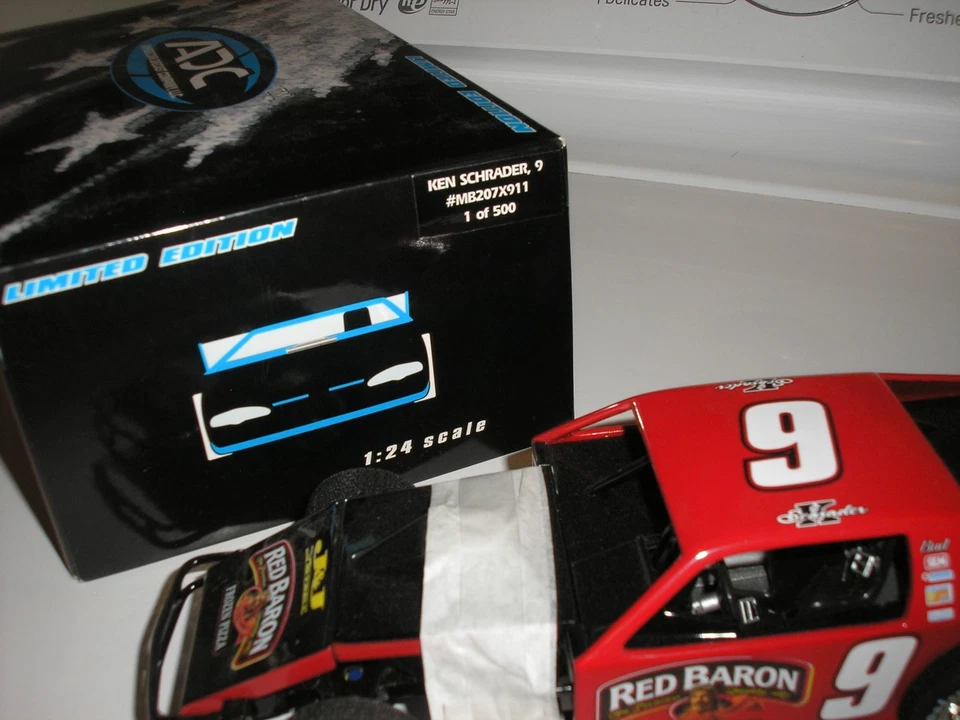 110 / 500 Ken Schrader Red Baron Outlaw Lucas Oil Late Model Modified Dirt Car - Image 2 of 4