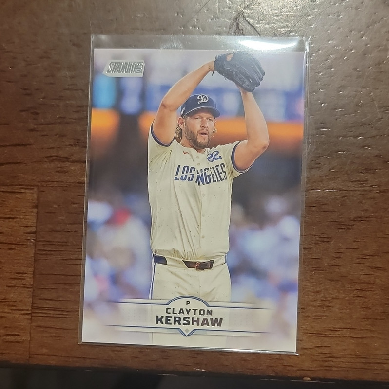 Topps 2025 Stadium Club Clayton Kershaw Los Angeles Dodgers #70 MLB