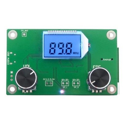 DSP & PLL Digital Stereo FM Radio Receiver Module 87-108MHz with Serial Control 