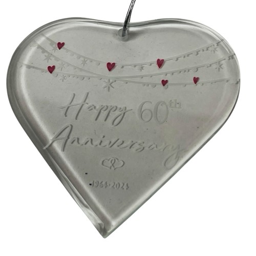 60th Christmas Ornament Gifts for 60th Wedding Anniversary 1964-2024 - Bild 3 von 4