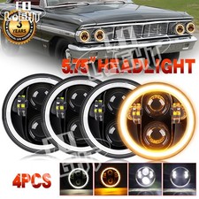 4pcs 5 34 5.75 Led Headlights Hi-lo Drl For Ford Country Sedan Galaxie 500