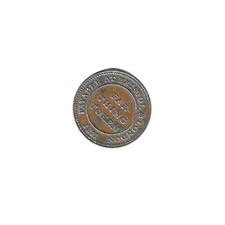 Coin - 1811 Bristol Farthing 1/4d Token GB Patent Sheathing Nail Manufactory