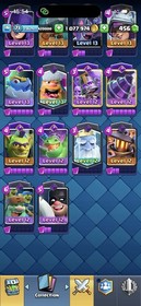 CR/LVL 71(57Card Lvl 16-15-14) 11k Trophy/121 Emote/14Tower Skin/20 Evoes/Cheap