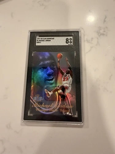 1997-98 Flair Showcase Michael Jordan Row 3 #1 Chicago Bulls