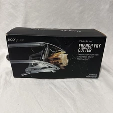 Airfry Mate, Commercial Grade Stainless Steel French Fry Cutter, Vegetable and P