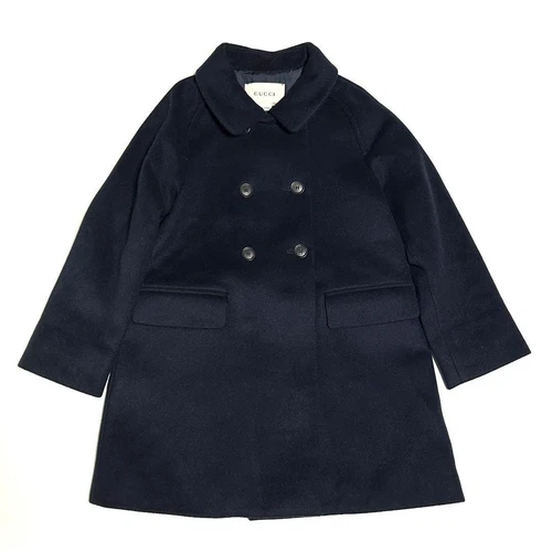 GUCCI Trench Coat Marina Militare Bambini Taglia 5 Autentico Abbigliamento Bambini dal Giappone