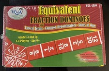 Equivalent Fraction Dominoes Plus 2009. NEW  SEALED