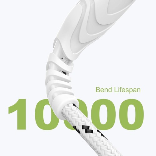 For Pixel 8 USB Type-C Fast Charger Charging Braided Cable Sync Long Lead - 第 2/16 張圖片