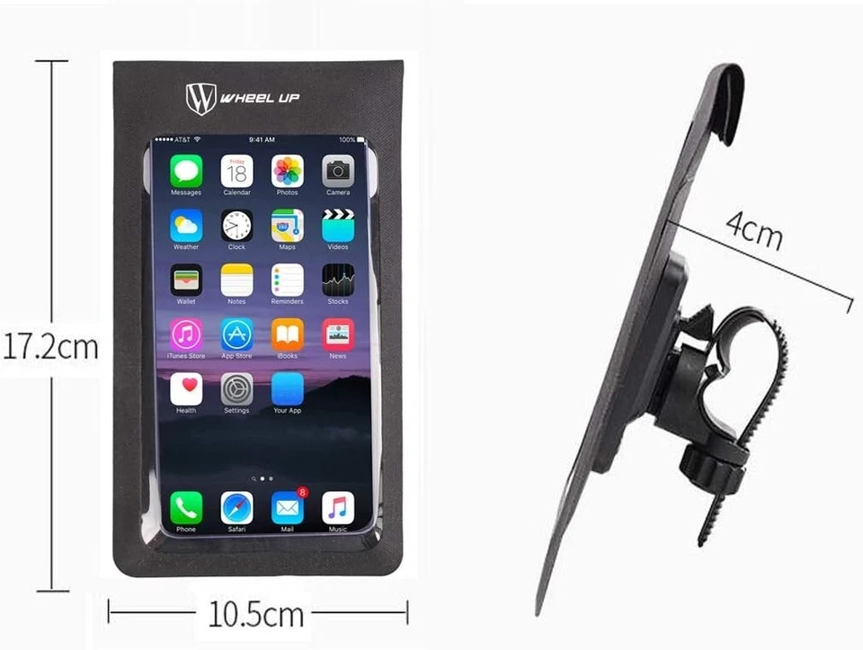 Motorbike Bike Phone Holder Waterproof Case Bag For iPhone 14 13 12 11 Pro X XR - Image 4 of 4