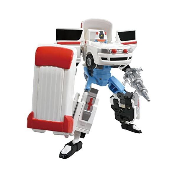 TAKARA TOMY Tomica JOBRAVER JB03 MEDI BRAVER TOYOTA HIMEDIC AMBULANCE Figure
