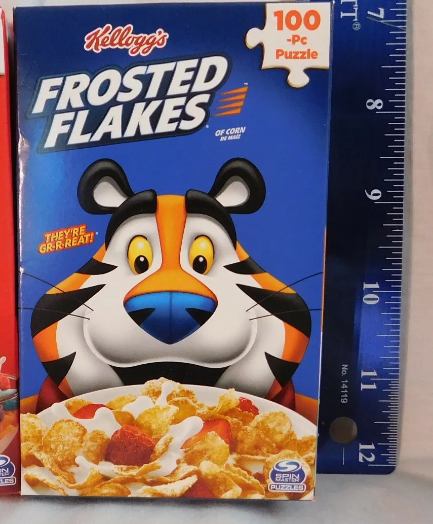 Frosted Flakes 100-Pc Kelloggs Cereal Puzzles Size: 13.25 x