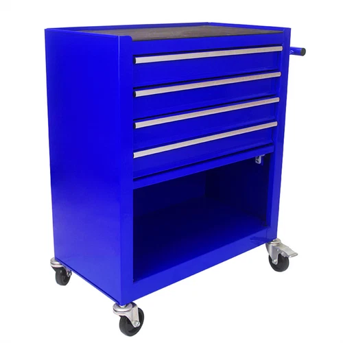 4 Drawers Rolling Tool Box Cart Chest Tool Garage Storage Cabinet with Wheels US - Picture 12 of 36