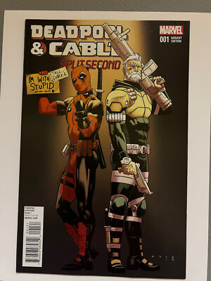 Deadpool & Cable Split Second 1 Anka Variant In Near Mint Condition NM- | Combin