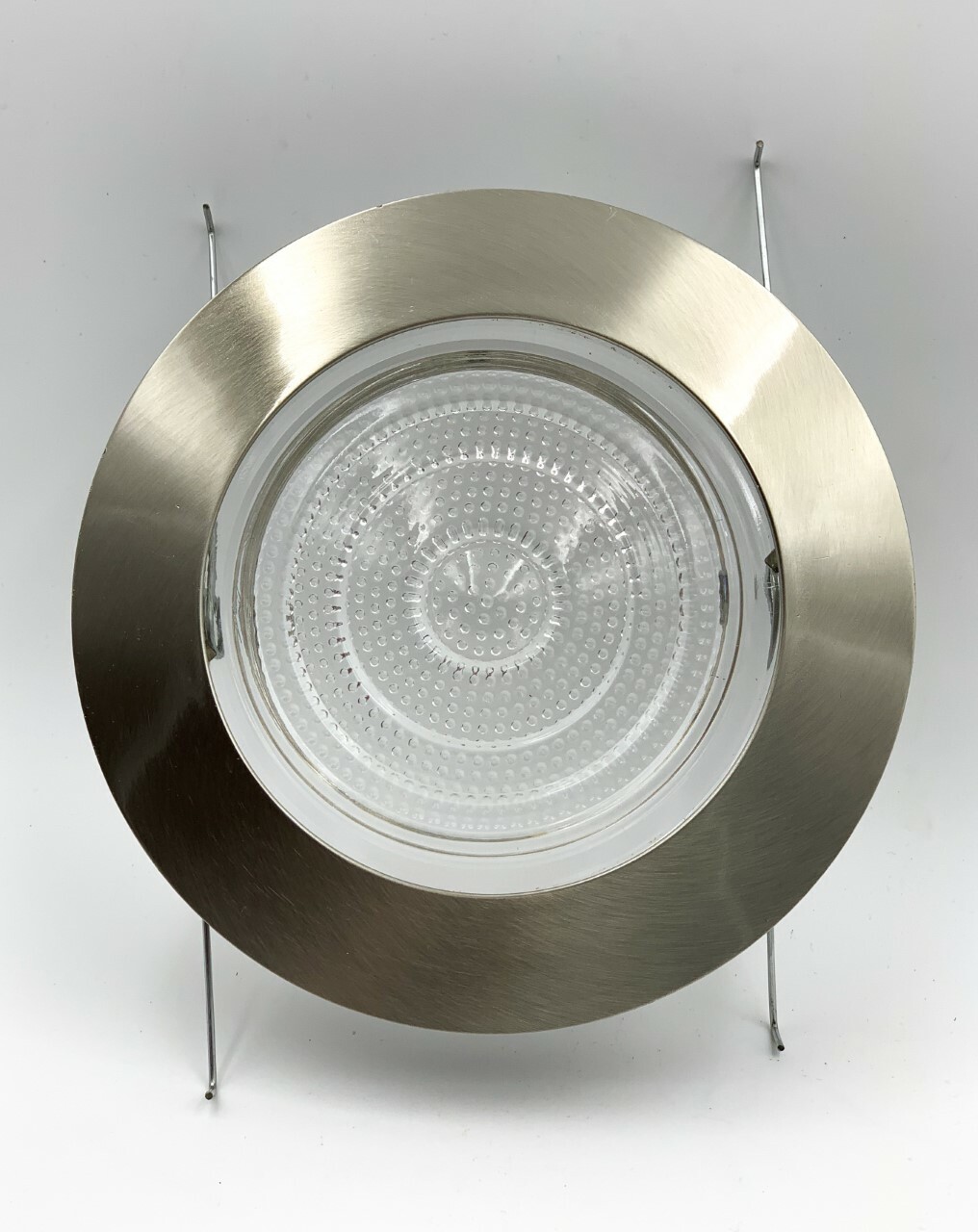 5 Inch Recessed Can Light Shower Trim Glass Lens Brushed Stain Nickel