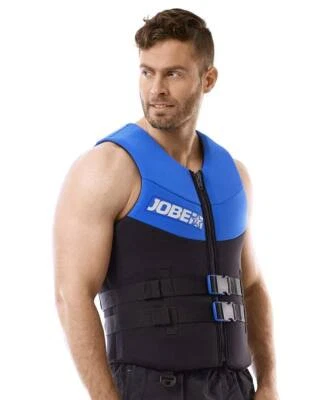 Jobe Neopren Vest Men blue Schwimmweste Wakeboard Wasserski SUP Jetski Weste