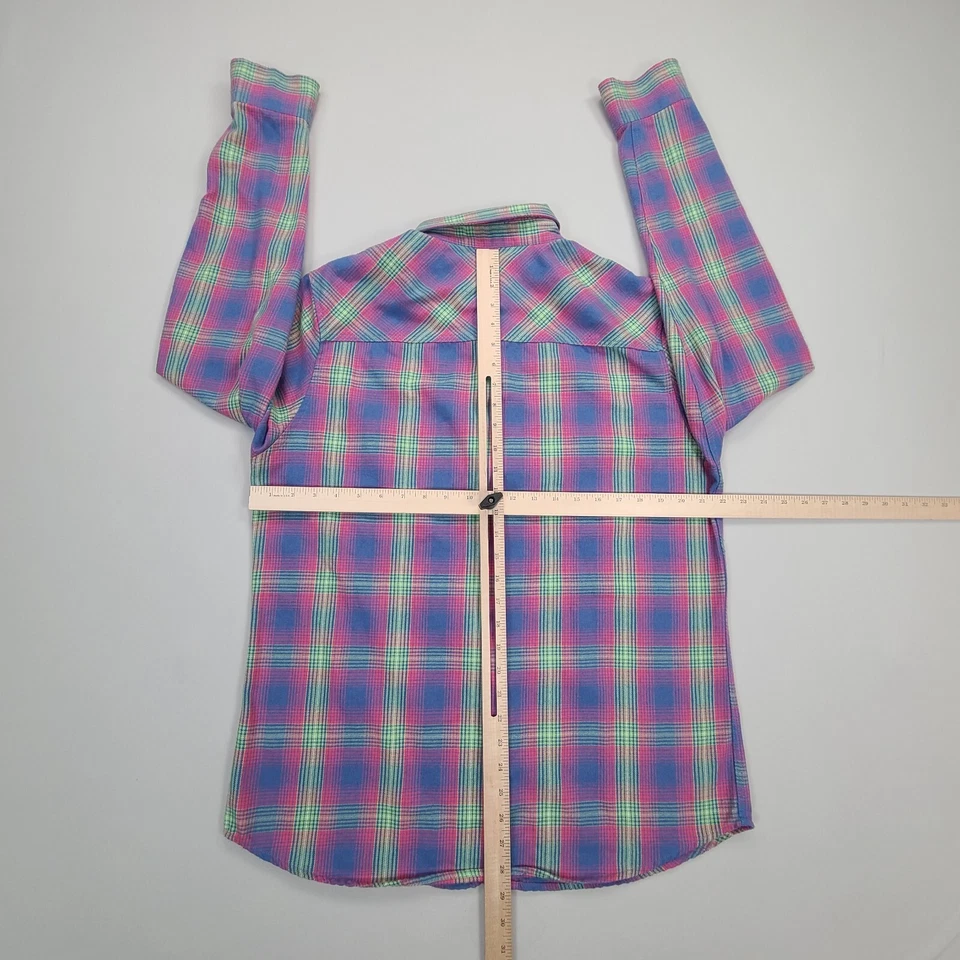 Sovereign Code Shirt Mens Large Blue Pink Button Up Casual Outdoors Comfort - Image 3 of 4