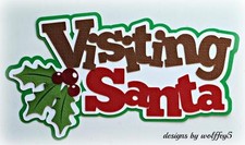 CRAFTECAFE XMAS KID TITLE paper piecing pre-made pieces page diecut WOLFFEY5