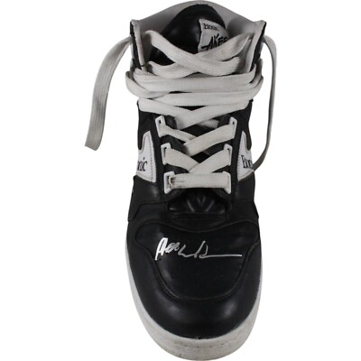 Hakeem Olajuwon Signed Houston Rockets Etonic Black Sz 12 R Shoe