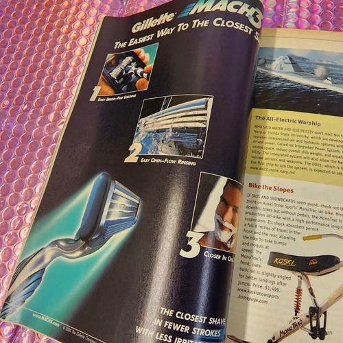 2000 Popular Science Magazine Lot Y2K Vintage Print Ads Prius Pfizer Sony VTG - Picture 10 of 12