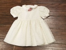 Vintage Rare Editions Lace Dress Lined ILGWU Union Sz 2T USA