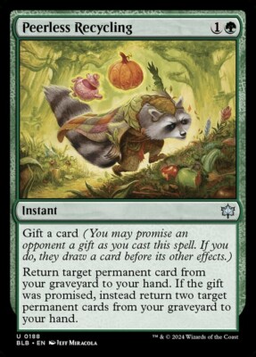 Peerless Recycling 0188 Non Foil Uncommon Bloomburrow Commander MTG NM
