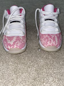 Jordan Retro 11 Baja Piel De Serpiente Rosa para Mujer | eBay