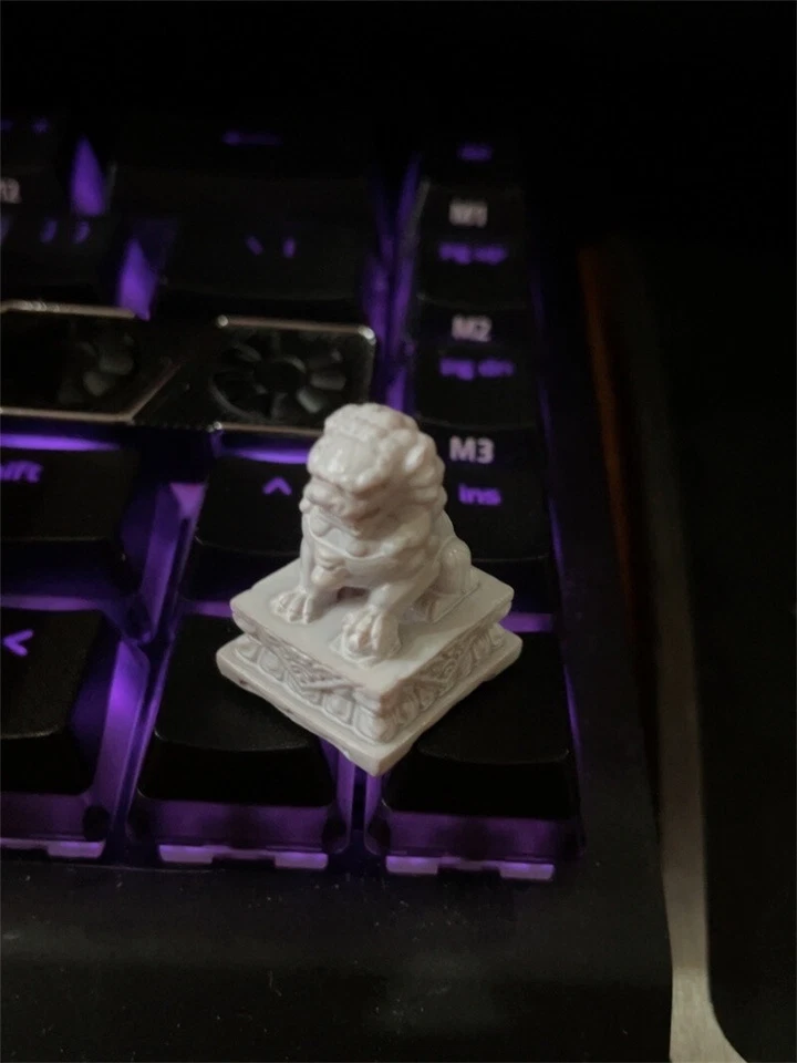 Fu Dog Keycap Chinese Shishi Lion Artisan Key cap For CHERRY MX Keyboard - Image 3 of 4