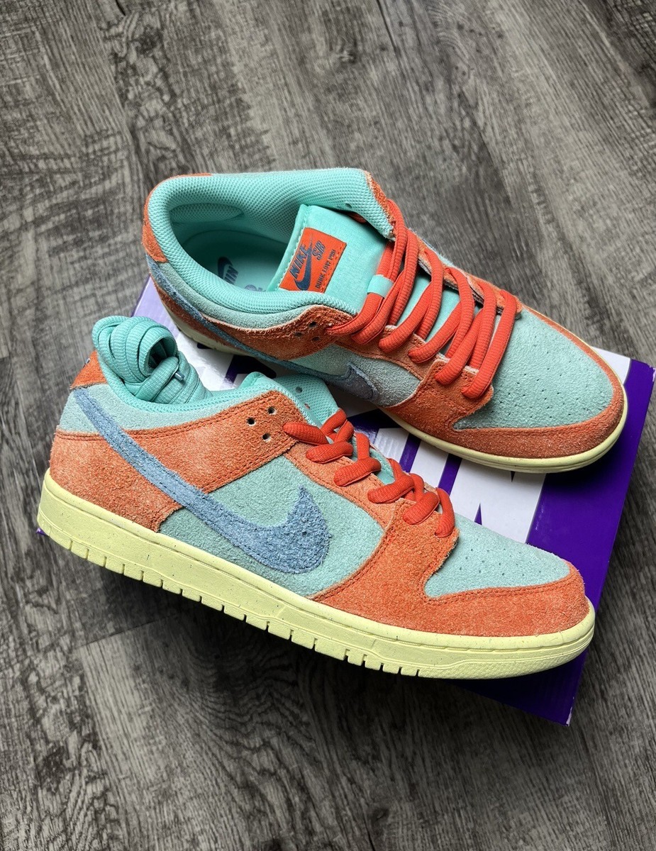 ⭐️Size Nike SB Dunk Low Orange Emerald Rise (SHIPS NEXT DAY) NEW