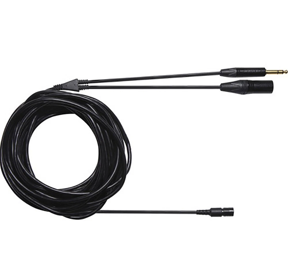 Shure 25ft. Detachable cable with Neutrik 3 Pin XLR male connector and 1/4'' stereo plug - Thumbnail 4