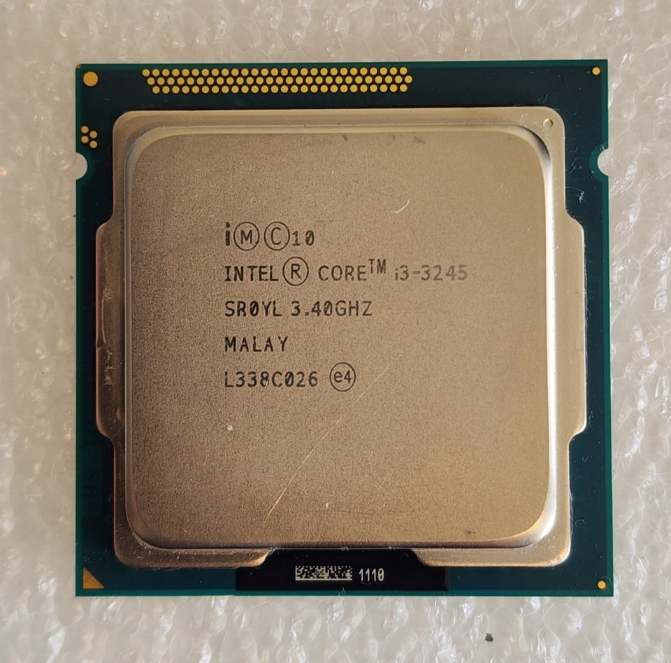 *Lot Of 2* Intel Core i3-3245 3.40GHz Dual-Core Processor - LGA1155 - SR0YL - Image 2 of 3
