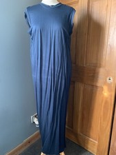 Forever 21 Blue Coloumn Tshirt Midi Dress Size M Women